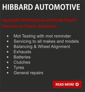 Hibbard Automotive Body Repairs & MOT